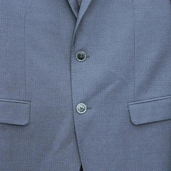 LY Adams Italy Navy Blazer Wool Size US 38 Italian 48 L’Exception - Picture 3 of 9